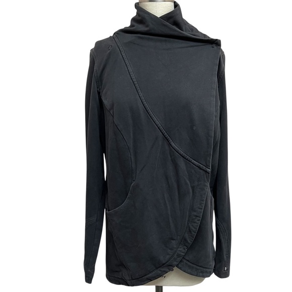 Lululemon That's A Wrap Jacket French Terry Asymmetric Jacket - Picture 2 of 8